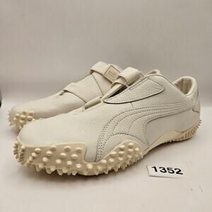 PUMA RARE WOMEN'S 10.5 MOSTRO LEATHER FROSTED IVORY WHITE 403569-02 LOW SNEAKER